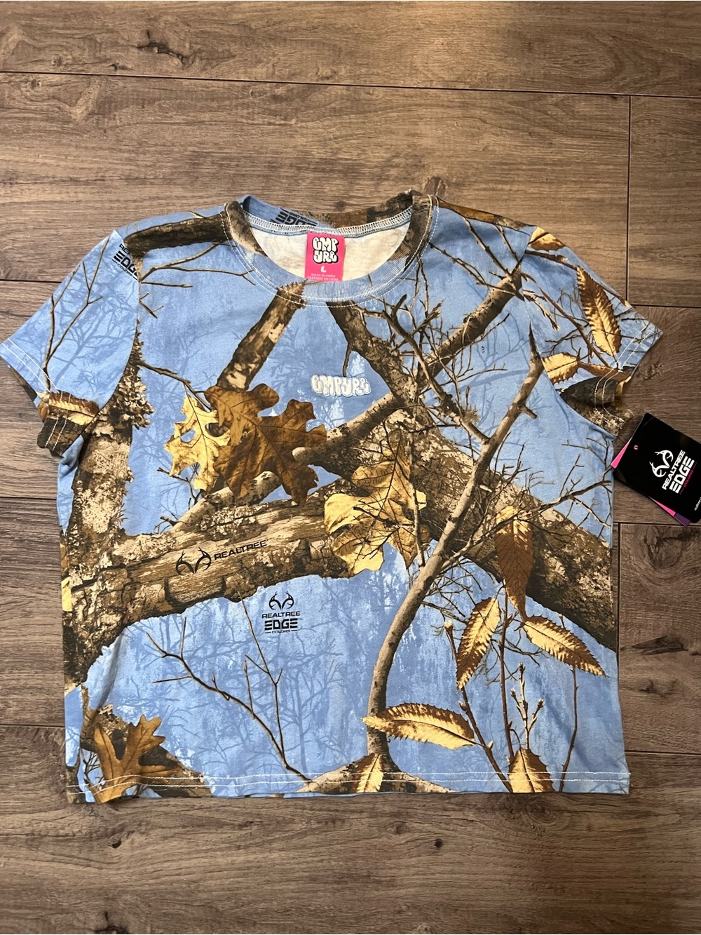 Empyre Light Blue Woodland Camo Short Sleeve Tee
